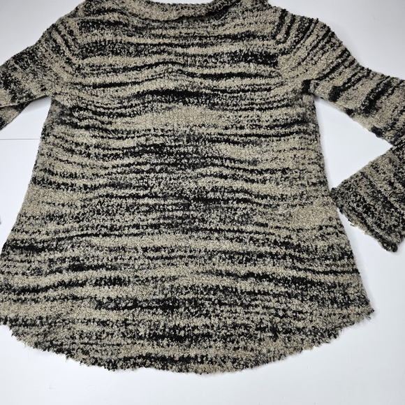 Free People Zebra Yarn Double Breasted Knit Cardigan Wool Blend Medium - Picture 16 of 16